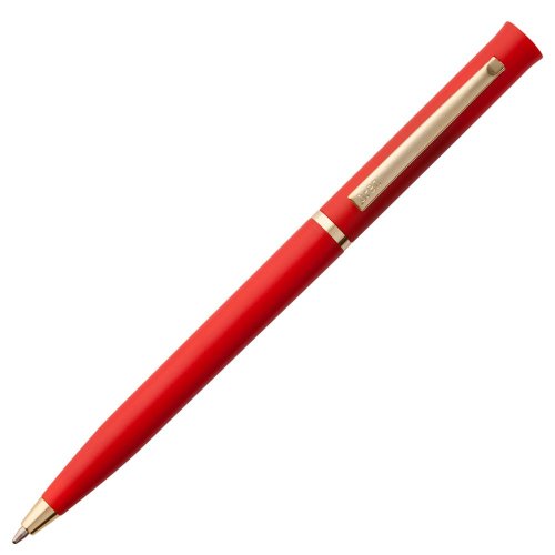 Ручка шариковая Euro Gold, красная