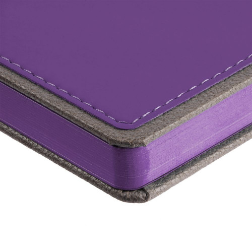 Ежедневник Frame, недатированный, фиолетовый с серым
