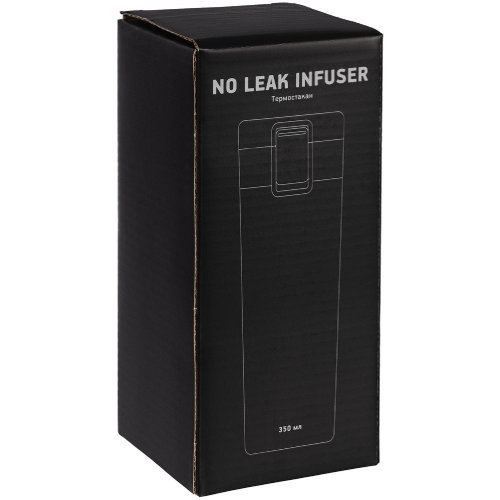 Термостакан с ситечком No Leak Infuser, черный