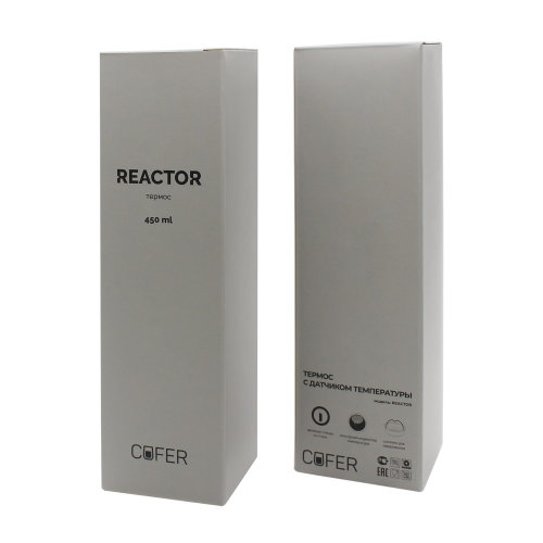 Термос Reactor с датчиком температуры, серый