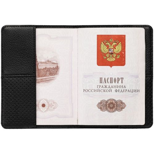 Обложка для паспорта dotMODE, черная