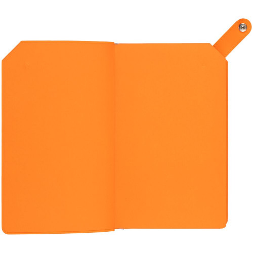 Ежедневник Corner, недатированный, серый с оранжевым