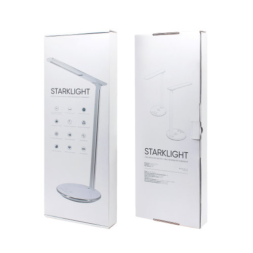 Настольная лампа Starklight с беспроводной зарядкой, белый