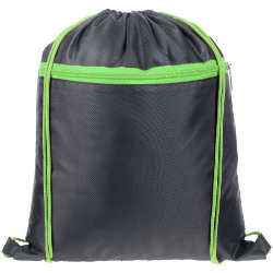 Детский рюкзак Novice, серый с зеленым